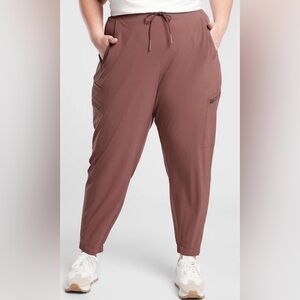 ATHHLETA  Cargo / Jogger Venture Pant Zip Pockets Drawstring Waist Sz: 26 NWOT